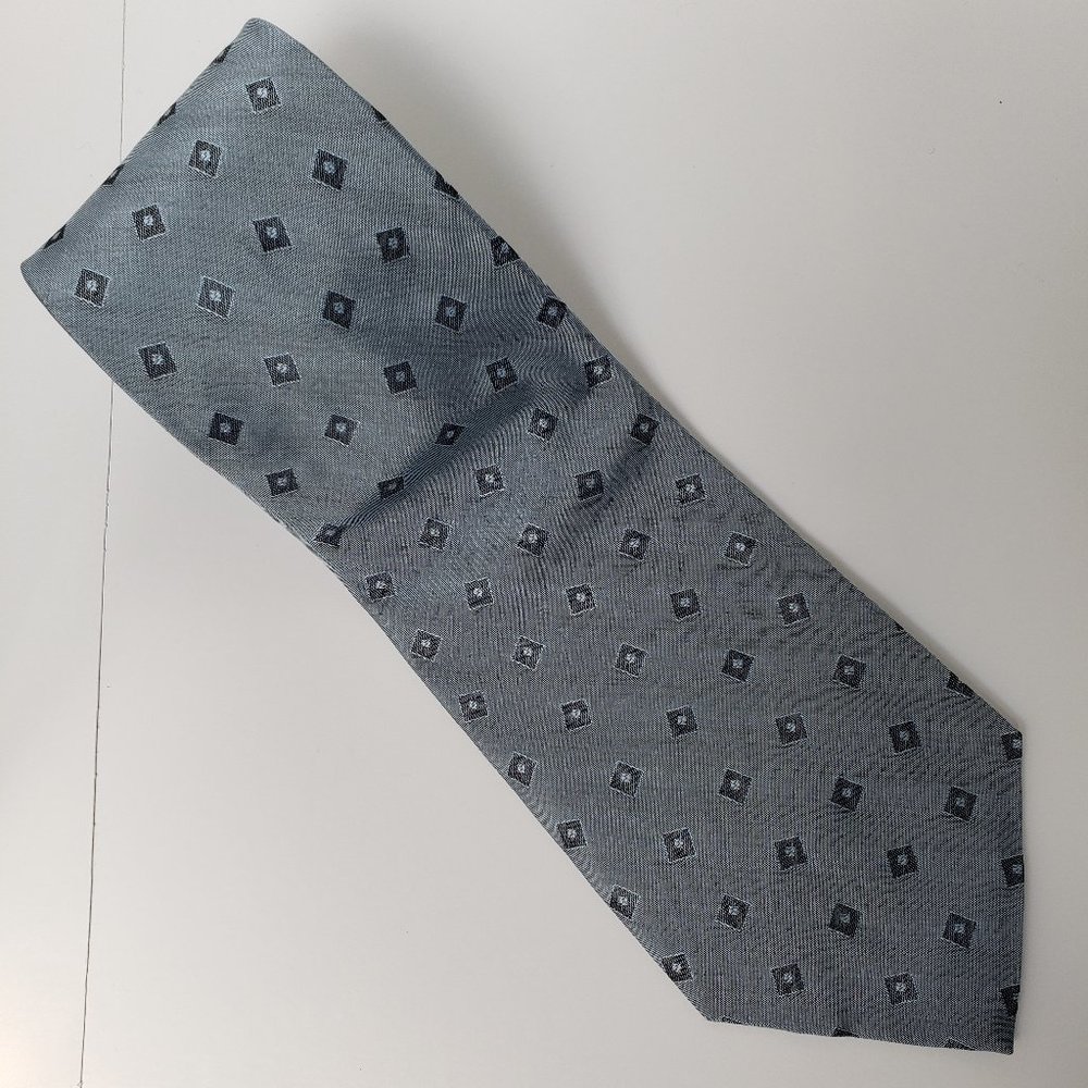 Men's Pale Gray Blue Robert Talbott Studio Silk Tie